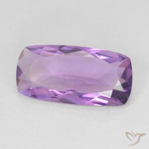 Ametista Medium Light Purplish-Violet naturale da 5.82 ct, Cuscino, VS