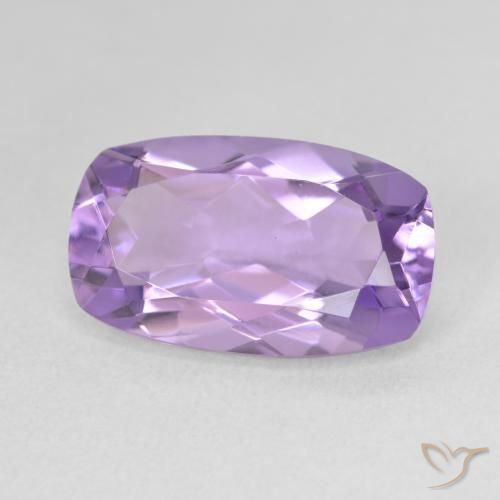 Ametista Viola medio naturale da 5.38 ct, Cuscino, VVS-VS