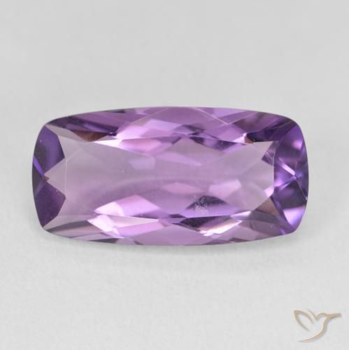 6.55ct Naturale violaceo Ametista, Cuscino, VVS-VS