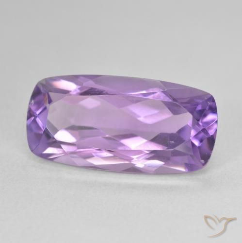 Ametista Viola medio naturale da 8.04 ct, Cuscino, VVS-VS