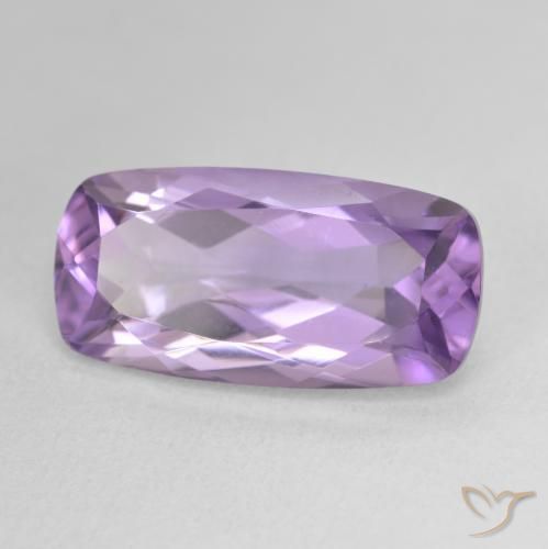 Ametista Viola tendente al rosa naturale da 7.87 ct, Cuscino, VVS-VS