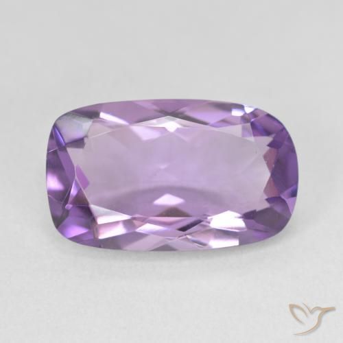5.17ct Naturale Medium Light Purplish-Violet Ametista, Cuscino, VVS-VS