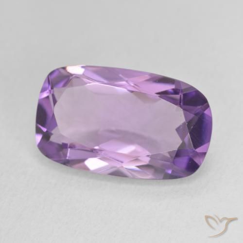 Ametista Medium Light Purplish-Violet naturale da 5.17 ct, Cuscino, VVS-VS