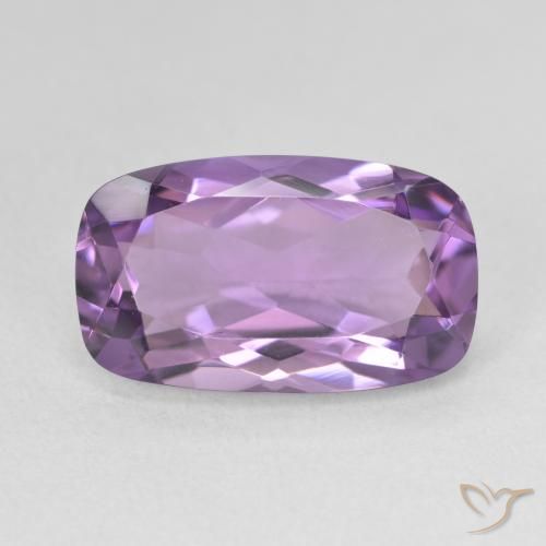 5.54ct Naturale Medium Light Purplish-Violet Ametista, Cuscino, VVS-VS