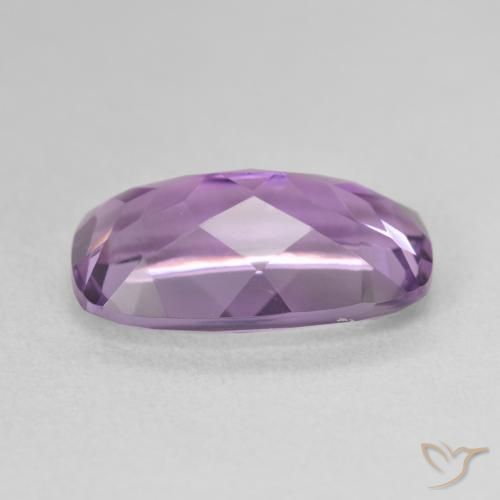 Ametista Medium Light Purplish-Violet naturale da 5.54 ct, Cuscino, VVS-VS