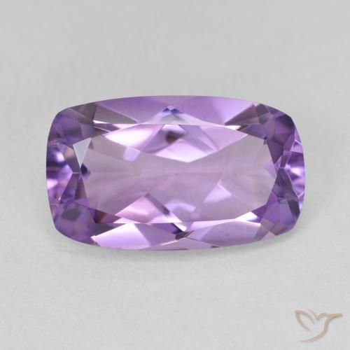 5.73ct Naturale Viola tendente al rosa Ametista, Cuscino, VVS-VS