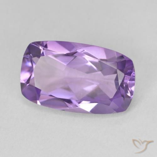 Ametista Viola tendente al rosa naturale da 5.73 ct, Cuscino, VVS-VS