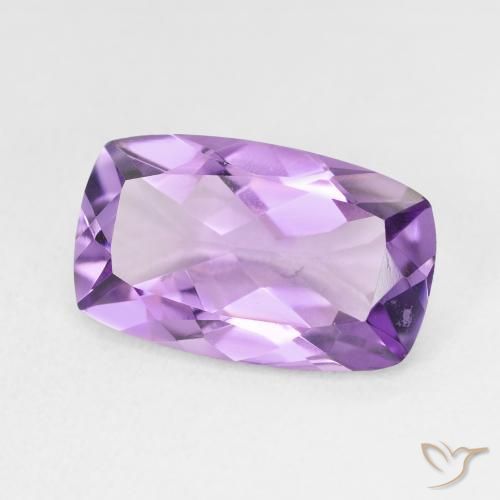 Ametista violaceo naturale da 5.30 ct, Cuscino, VVS