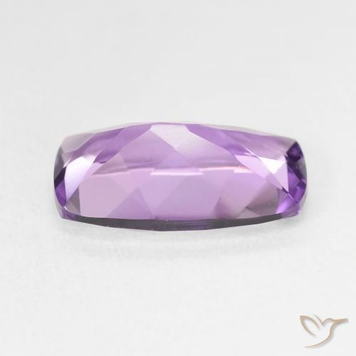 Ametista violaceo naturale da 5.30 ct, Cuscino, VVS