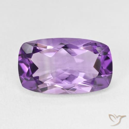 Ametista violaceo naturale da 5.64 ct, Cuscino, VVS