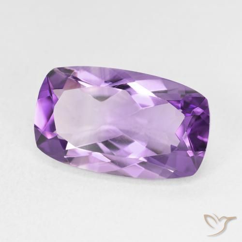 Ametista violaceo naturale da 5.64 ct, Cuscino, VVS