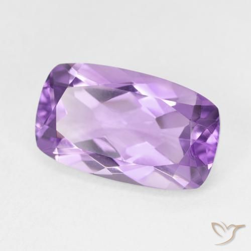Ametista Medium Light Purplish-Violet naturale da 5.92 ct, Cuscino, VVS