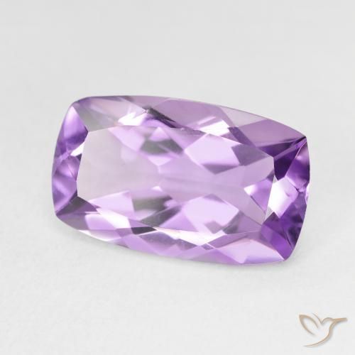 Ametista violaceo naturale da 5.80 ct, Cuscino, VVS