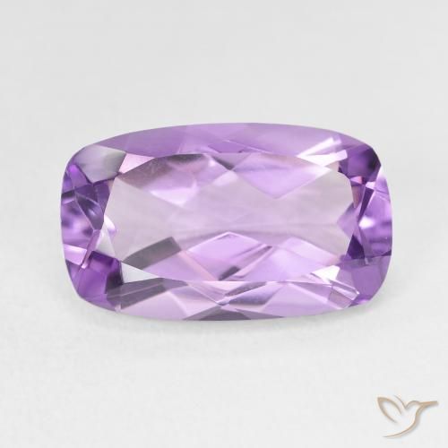 5.70ct Naturale violaceo Ametista, Cuscino, VVS
