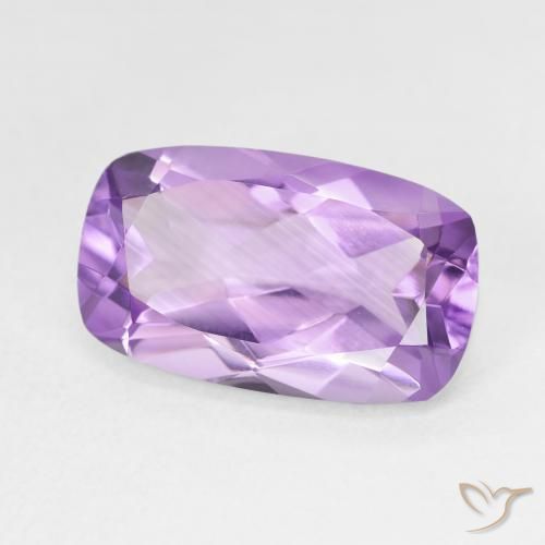 Ametista violaceo naturale da 5.70 ct, Cuscino, VVS