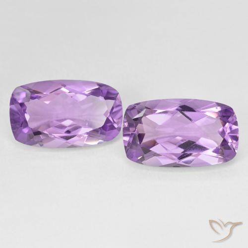 11.51ctw Naturale Viola rosa medio Ametista, Cuscino, VVS-VS