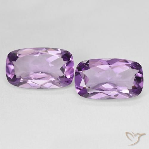 10.50ctw Naturale Viola medio Ametista, Cuscino, VVS