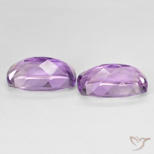 Gemme di Ametista Viola medio naturale da 12.59 ct, Cuscino, VVS