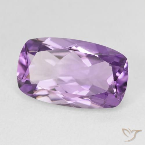 Ametista Melanzane Viola naturale da 5.53 ct, Cuscino, VVS