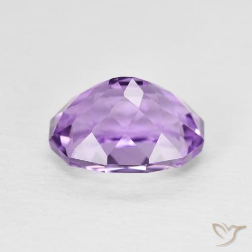 Ametista Medium Light Purplish-Violet naturale da 3.04 ct, Ovale, VVS