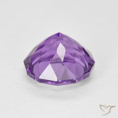 Ametista Viola scuro naturale da 2.64 ct, Rotondo, VVS-VS