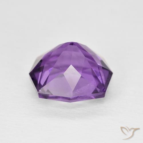 Ametista viola vivido naturale da 3.28 ct, Taglio a fantasia, VS-SI