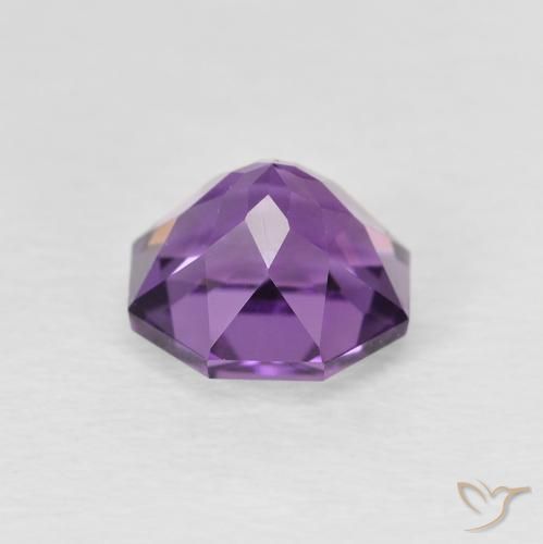 Ametista Medium Light Purplish-Violet naturale da 1.29 ct, Ottagonale / Taglio smeraldo, VVS