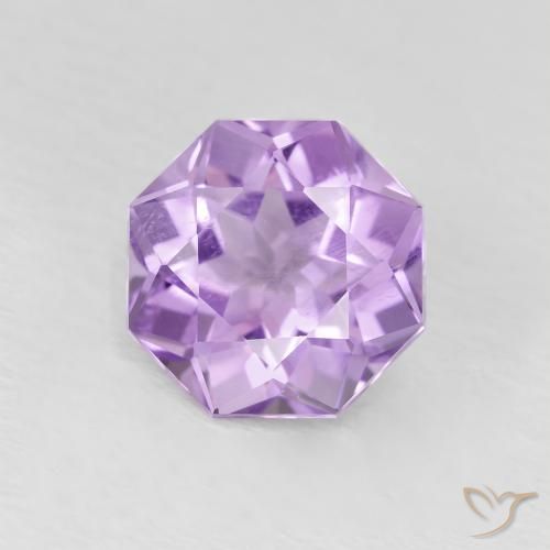 1.83ct Naturale Iris Violetta Ametista, Taglio smeraldo, VS-SI