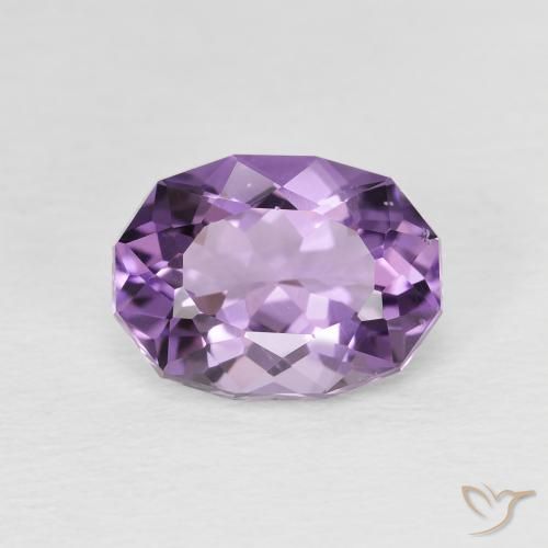 2.33ct Naturale violaceo Ametista, Ovale, VS-SI