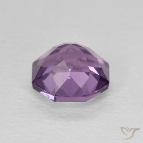 Ametista Viola medio naturale da 1.55 ct, Ottagonale / Taglio smeraldo, VS-SI