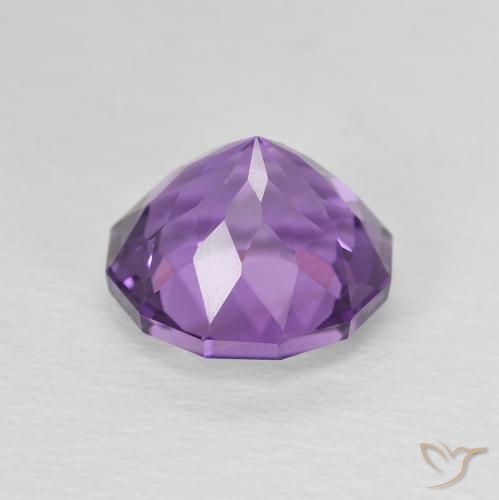 Ametista Viola chiaro-medio naturale da 2.30 ct, Rotondo, VS-SI