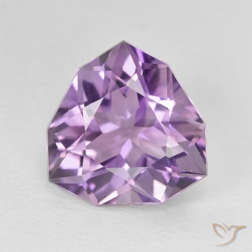 4.70ct Naturale Viola medio Ametista, Taglio trillion, VS-SI