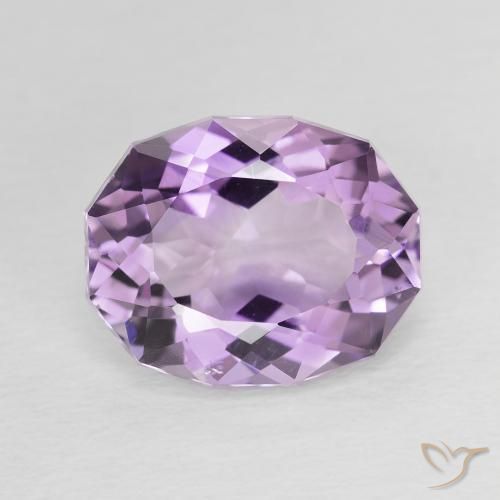 3.85ct Naturale Viola medio Ametista, Ovale, VVS-VS
