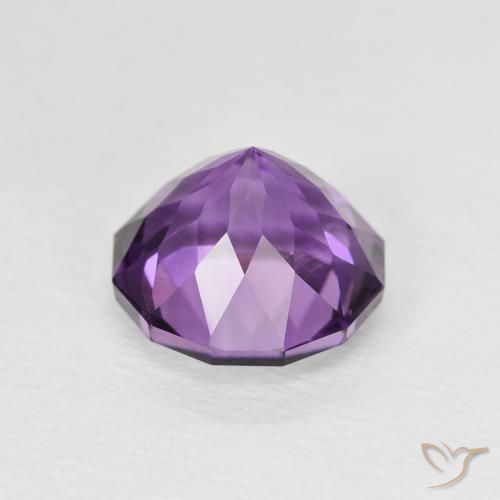 Ametista Medium Light Purplish-Violet naturale da 2.37 ct, Rotondo, VVS-VS