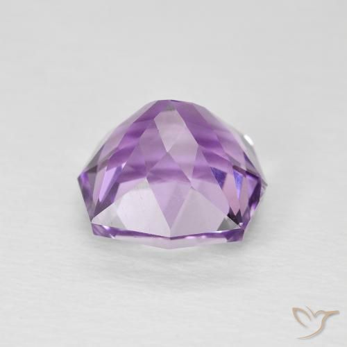 Ametista Medium Light Purplish-Violet naturale da 3.07 ct, Taglio a fantasia, VS