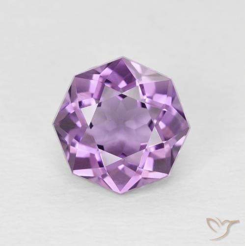 1.33ct Naturale Viola chiaro-medio Ametista, Taglio smeraldo, VS