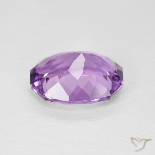 Ametista Viola chiaro-medio naturale da 2.50 ct, Ovale, VS