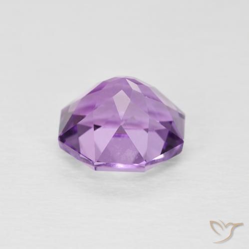 Ametista Viola rosa medio naturale da 1.47 ct, Ottagonale / Taglio smeraldo, VS