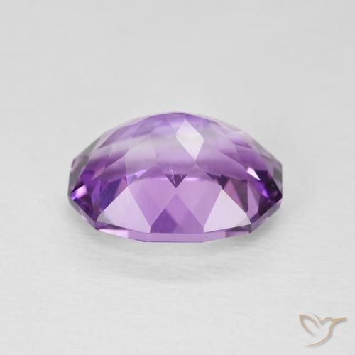 Ametista violaceo naturale da 3.91 ct, Ovale, VS