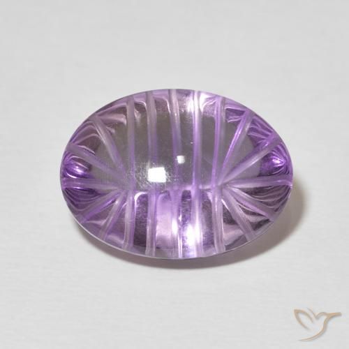 9.70ct Naturale Viola medio Ametista, Ovale, Trasparente