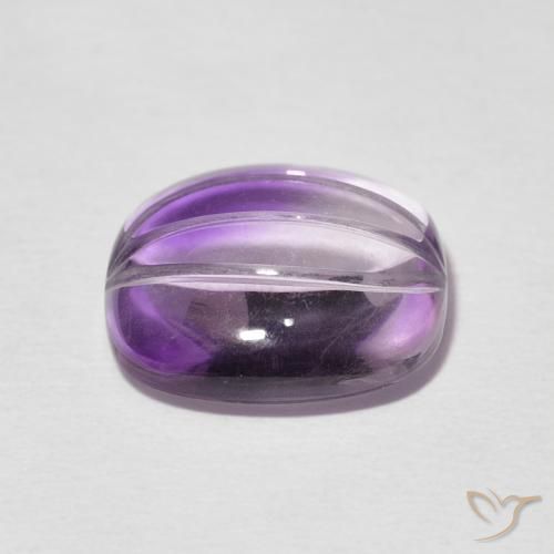 Ametista Viola medio naturale da 5.71 ct, Taglio a fantasia, Trasparente
