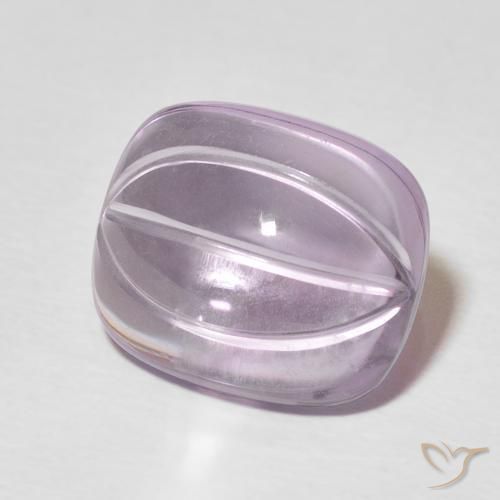 Ametista Viola chiaro naturale da 7.65 ct, Taglio a fantasia, Trasparente