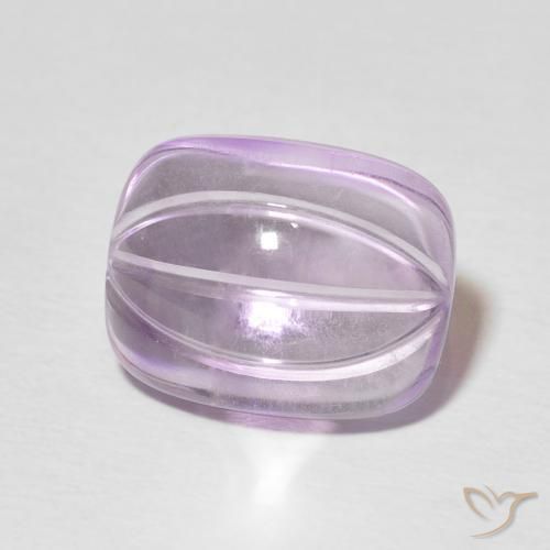 Ametista Viola chiaro naturale da 5.61 ct, Taglio a fantasia, Trasparente