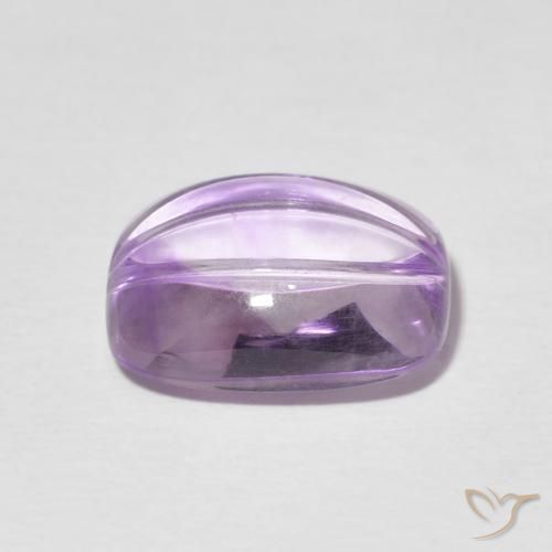 Ametista Viola chiaro naturale da 5.61 ct, Taglio a fantasia, Trasparente