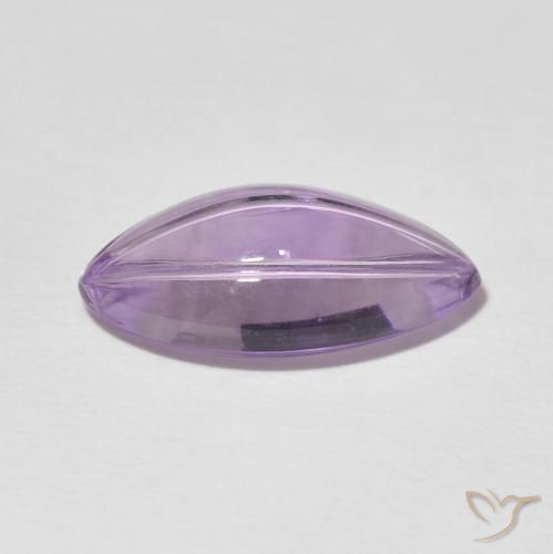 Ametista Viola chiaro naturale da 5.57 ct, Taglio marquise, Trasparente