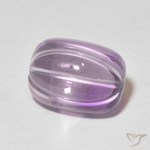 Ametista Viola rosa medio naturale da 5.28 ct, Taglio a fantasia, Trasparente