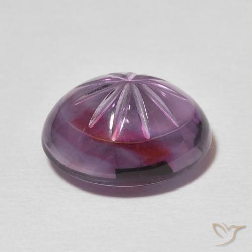 Ametista Viola medio naturale da 7.79 ct, Ovale, Trasparente