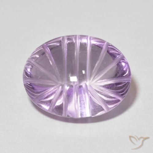 11.16ct Naturale Viola rosa medio Ametista, Ovale, Trasparente
