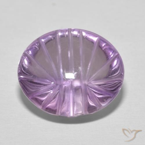 9.08ct Naturale Iris Violetta Ametista, Ovale, Trasparente