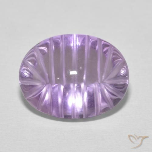 8.02ct Naturale Iris Violetta Ametista, Ovale, Trasparente